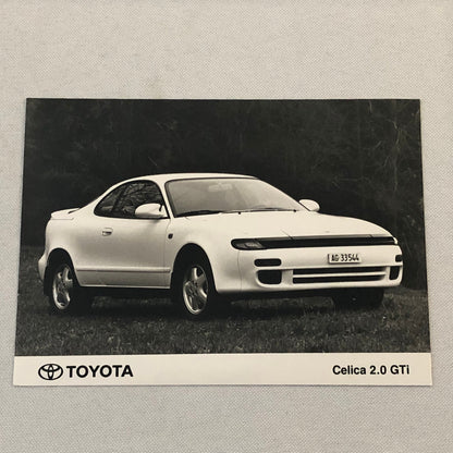 Toyota Celica 2.0 GTi Car Factory Press Photo Photograph Print