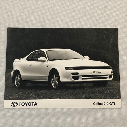 Toyota Celica 2.0 GTi Car Factory Press Photo Photograph Print