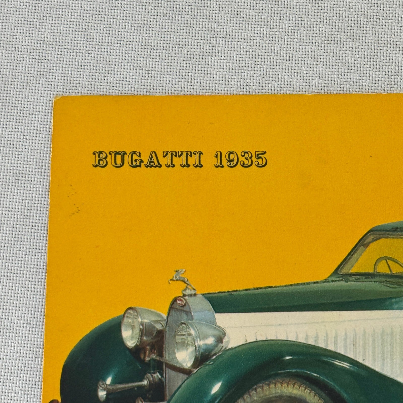 1935 Bugatti Coupe Ventoux Car Automobile Vintage Postcard Post Card