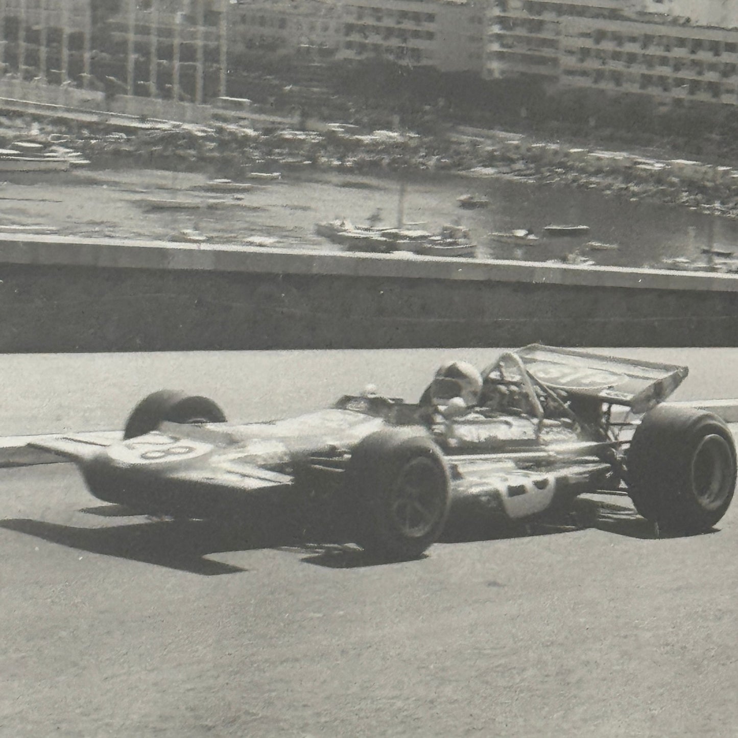 Vintage Racing Photo 1970 Monaco Grand Prix Race Photograph Print