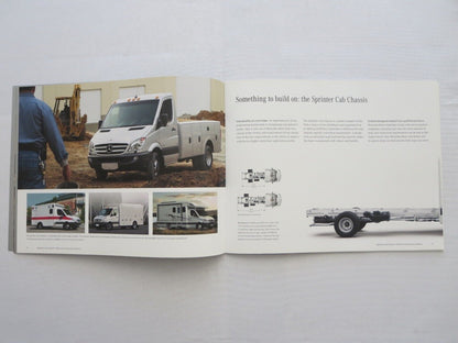 2013 Mercedes Sprinter Van Sales Brochure Catalog Advertising 