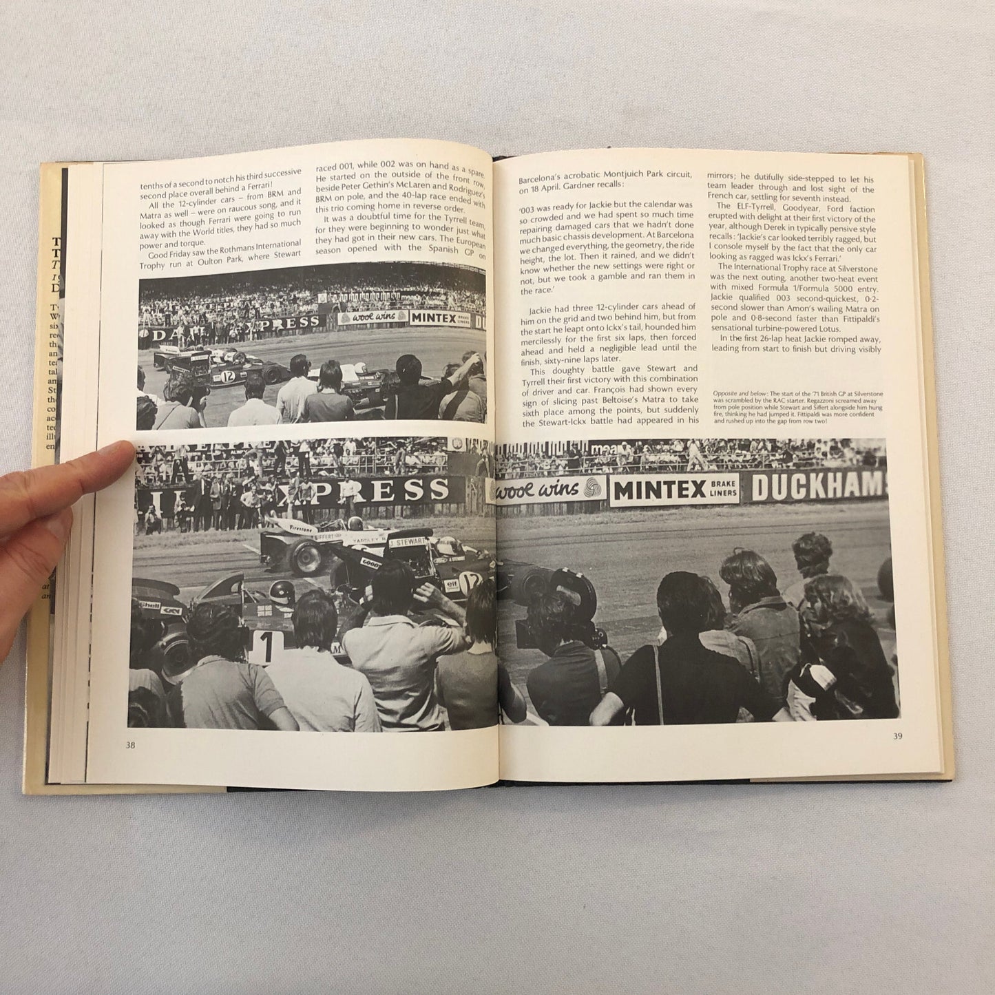 The Grand Prix Tyrrell Jackie Stewart Cars 1970-1973 Book Doug Nye ELF Racing