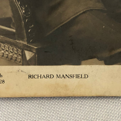 Vintage Antique Postcard Post Card Richard Mansfield 