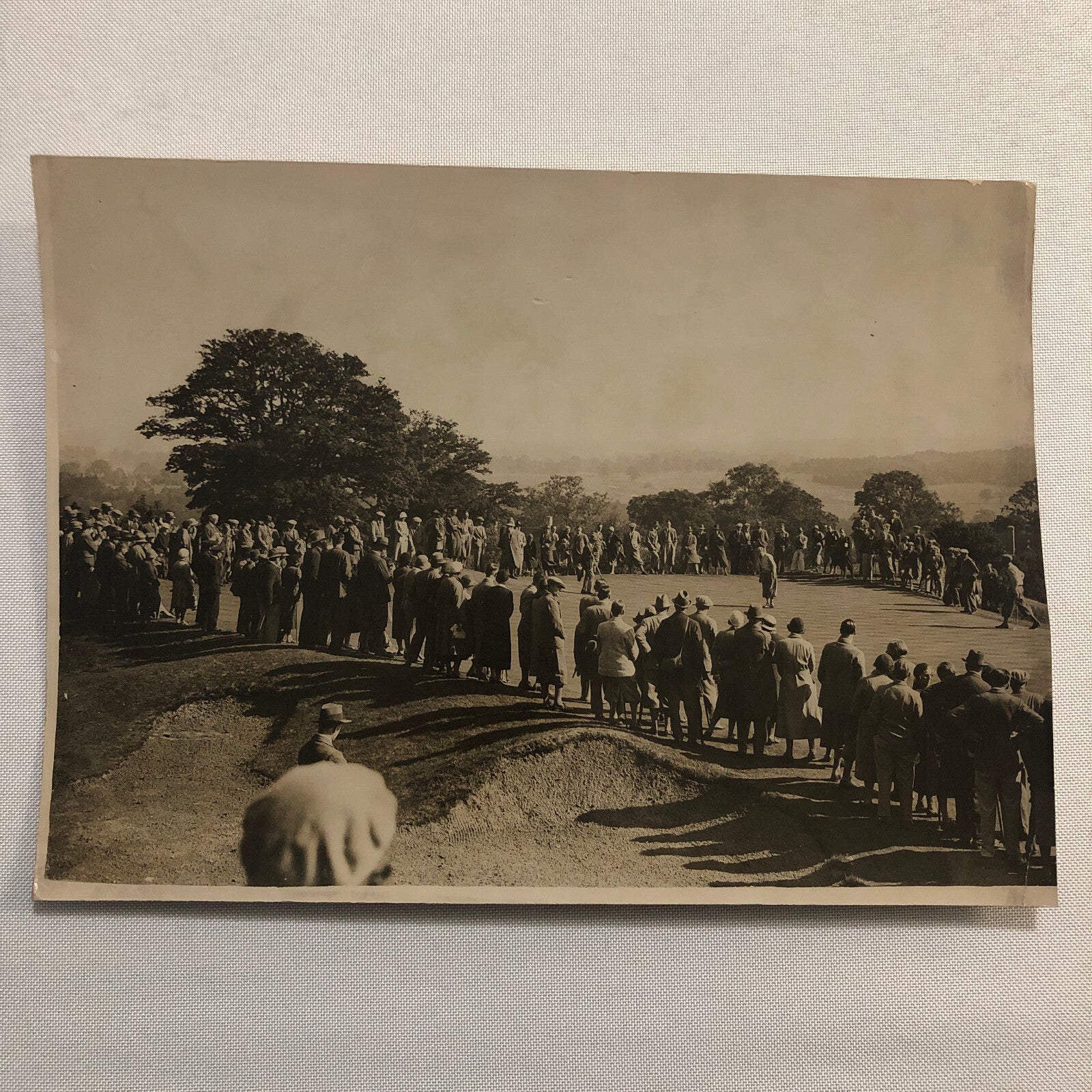 Press Photo Photograph Golf Golfer Tournament Moor Park 1932 Alf Padgham Perry