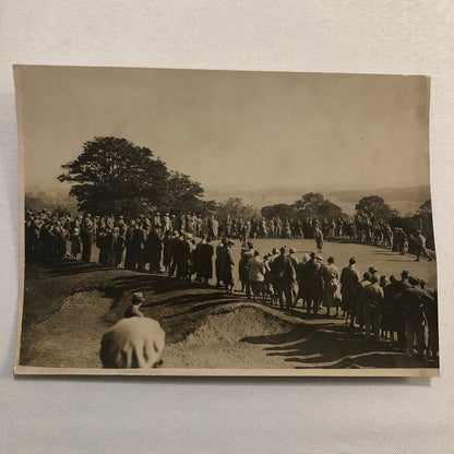 Press Photo Photograph Golf Golfer Tournament Moor Park 1932 Alf Padgham Perry