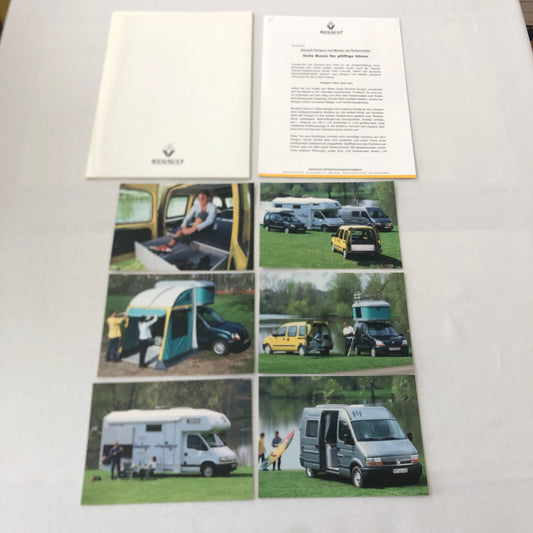 Renault Kangoo Camper Motor Home Press Kit Brochure Photos GERMAN Text