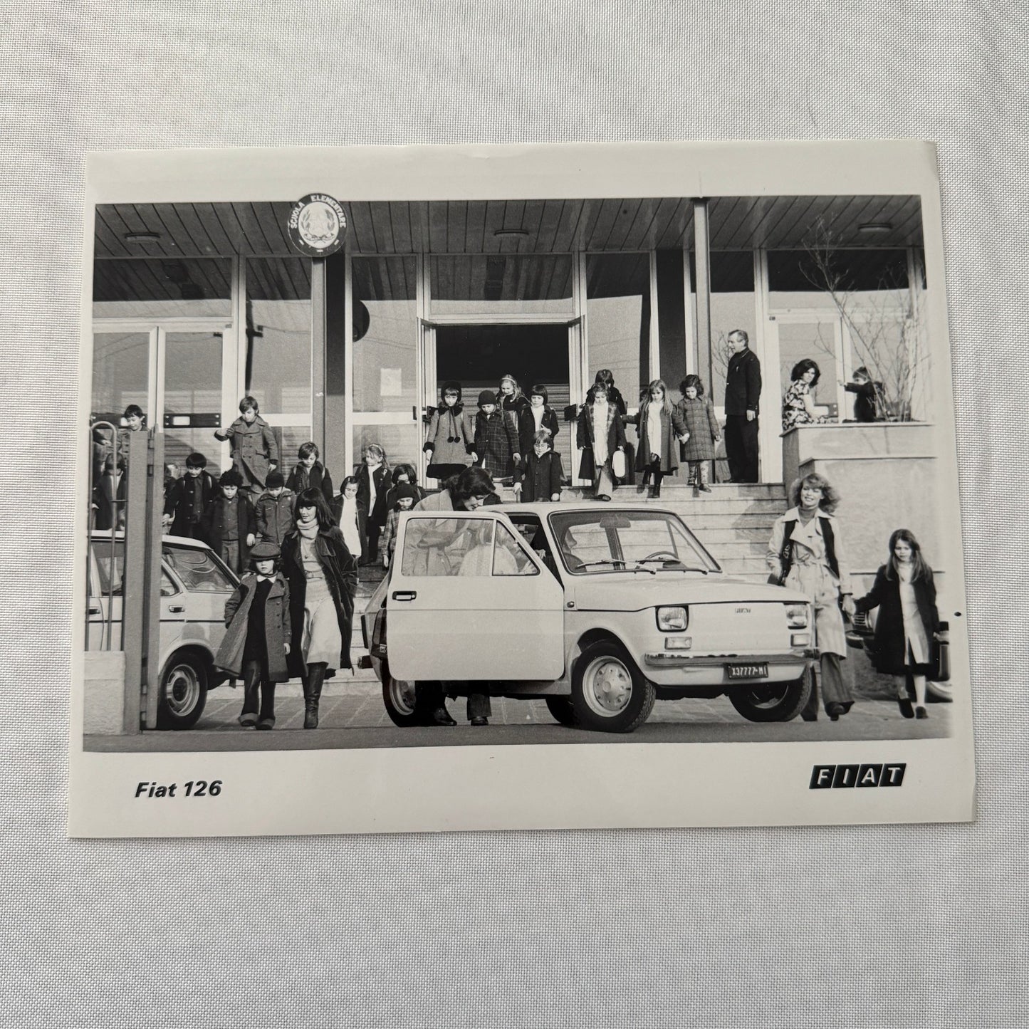 Fiat 126 Car Factory Press Photo Photograph Print 1976