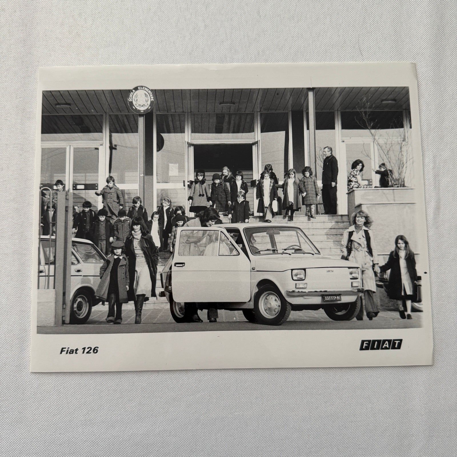 Fiat 126 Car Factory Press Photo Photograph Print 1976