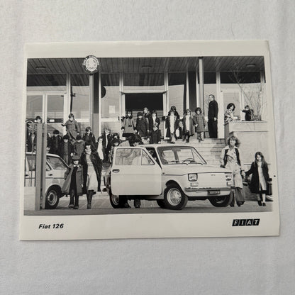 Fiat 126 Car Factory Press Photo Photograph Print 1976