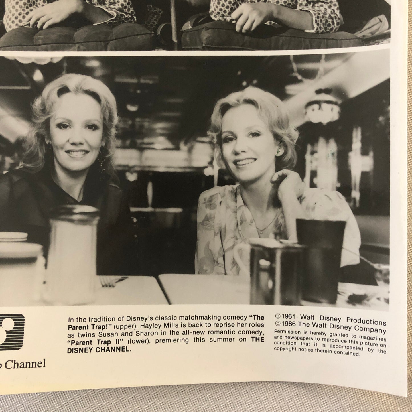 Walt Disney Channel The Parent Trap 1986 Press Photo Photograph Movie Film