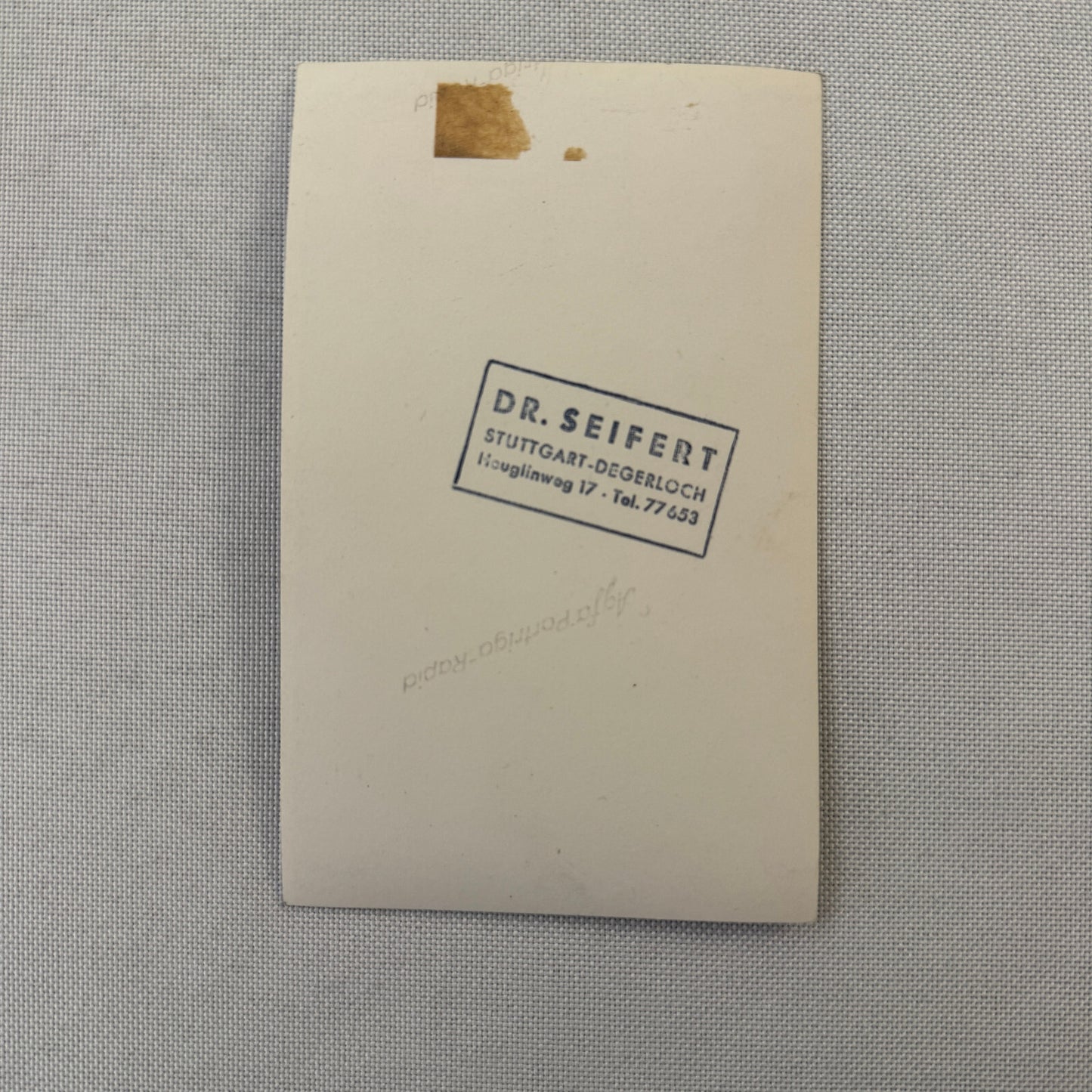 Vintage Racing Car Photo Photograph Print Dr Seifert Stuttgart