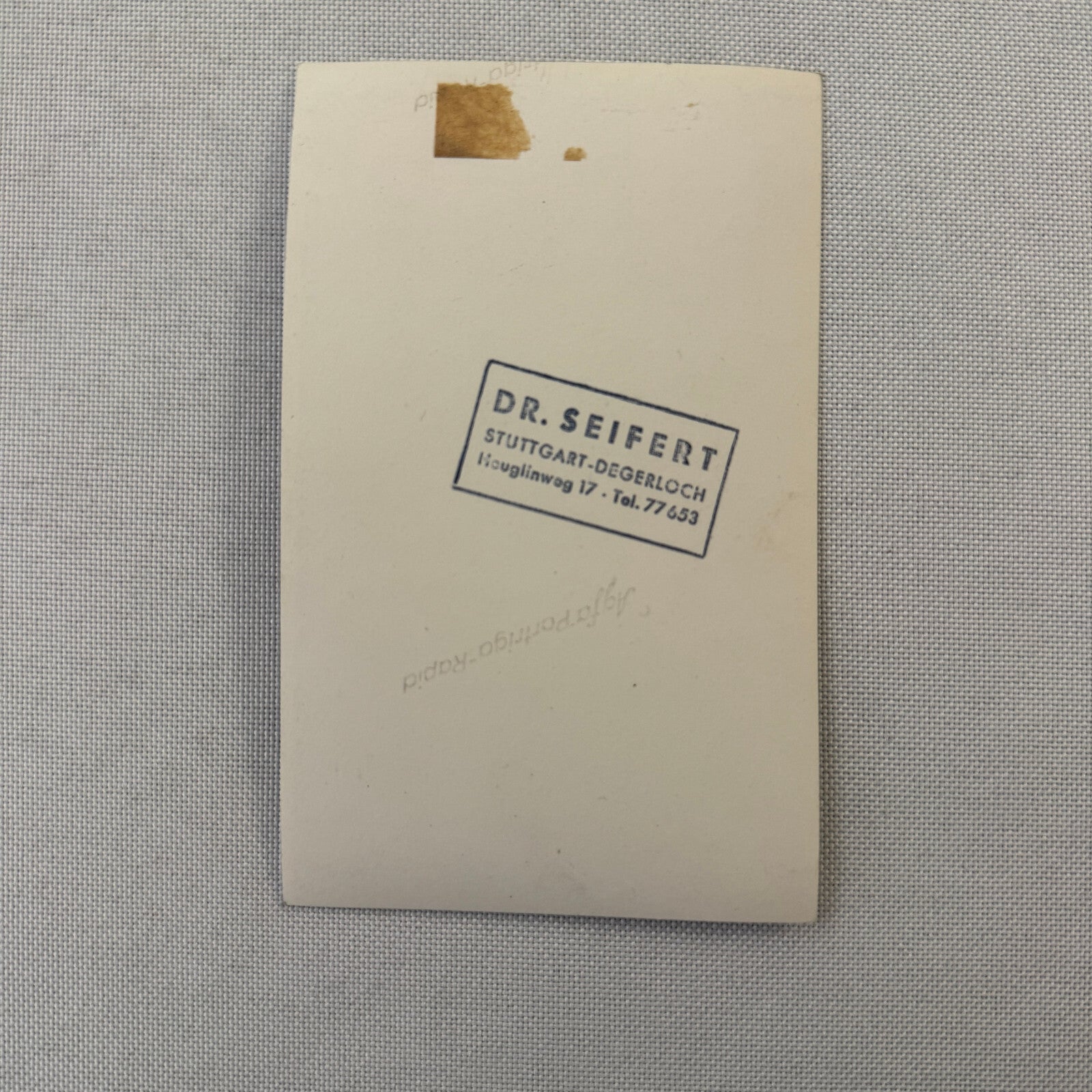 Vintage Racing Car Photo Photograph Print Dr Seifert Stuttgart