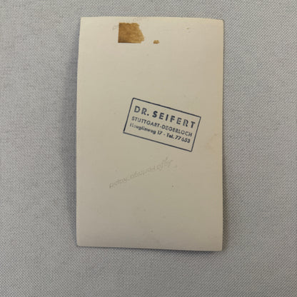 Vintage Racing Car Photo Photograph Print Dr Seifert Stuttgart