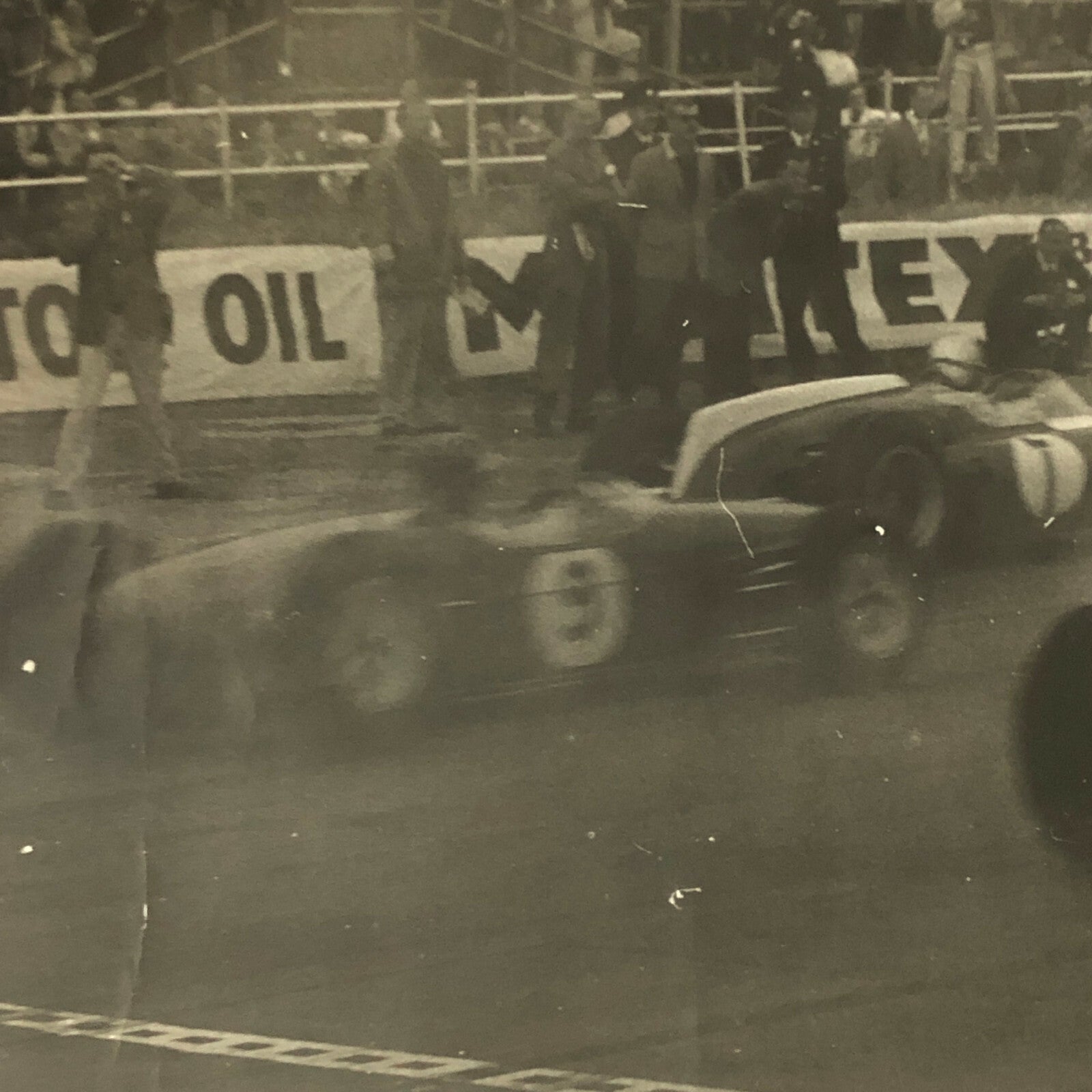 Vintage Racing Car Driver Photo Photograph Print 