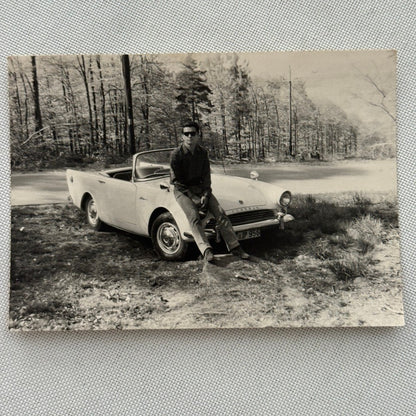 Sunbeam Alpine Car Photo Photograph Snapshot Print Vintage