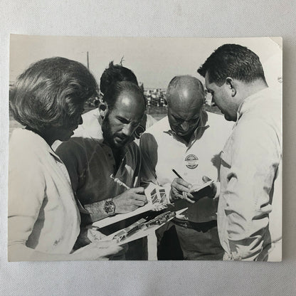 Vintage Stirling Moss Racing Driver Photo Photograph - Racing Manager 