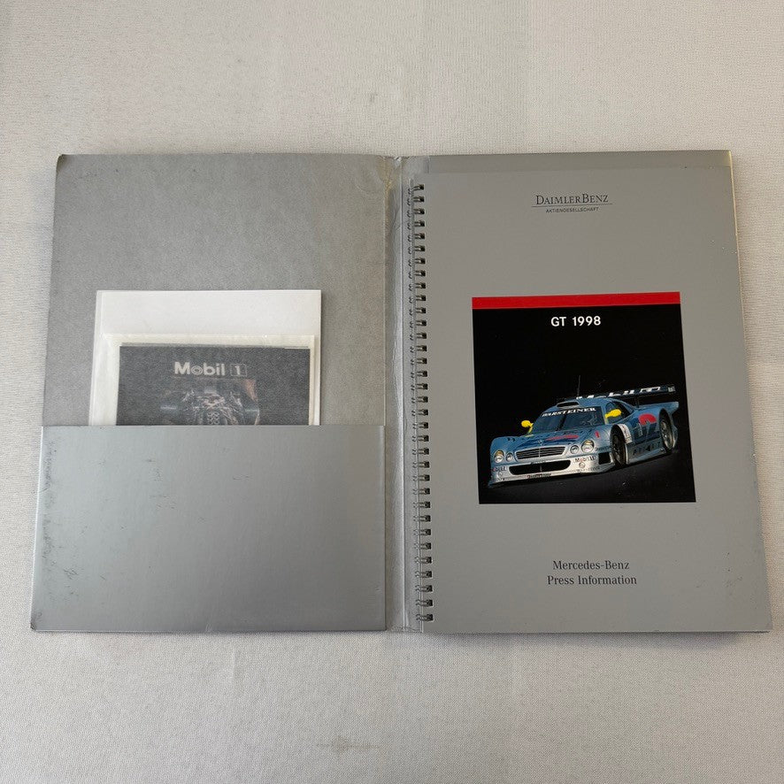 1998 Mercedes CLK GTR GT Racing Press Kit Photos Mark Webber Driver GERMAN