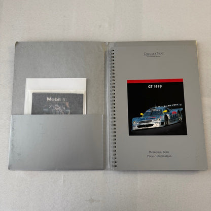 1998 Mercedes CLK GTR GT Racing Press Kit Photos Mark Webber Driver GERMAN