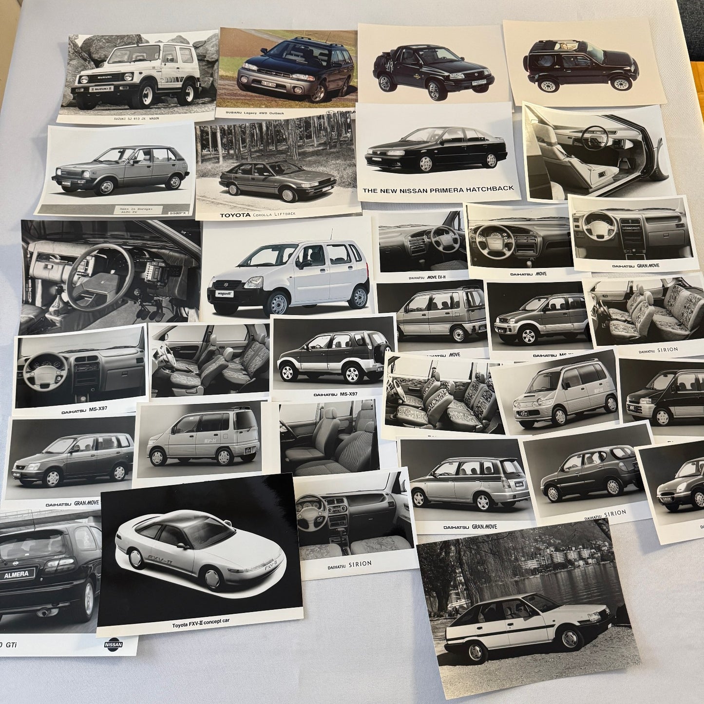 HUGE International Car Factory Press Photo Lot JDM European Honda Toyota 240+