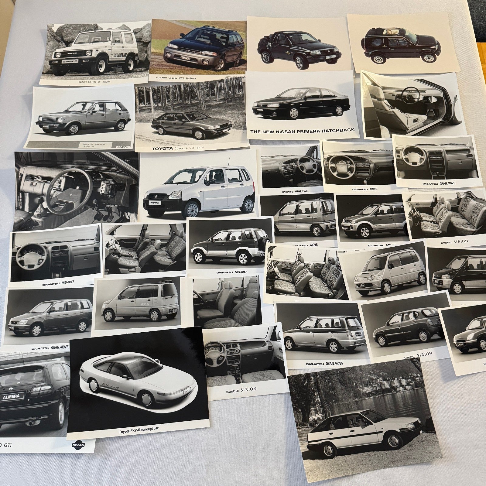 HUGE International Car Factory Press Photo Lot JDM European Honda Toyota 240+