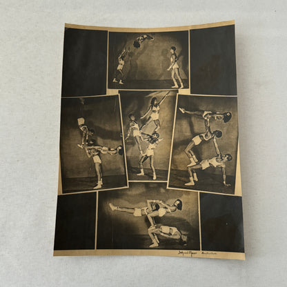 Vintage Circus Acrobat Balancing Act Photo Photograph