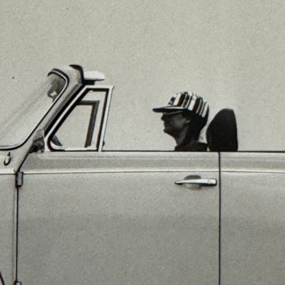 Vintage Volkswagen Beetle Convertible VW Bug Car Photo Photograph Cabriolet