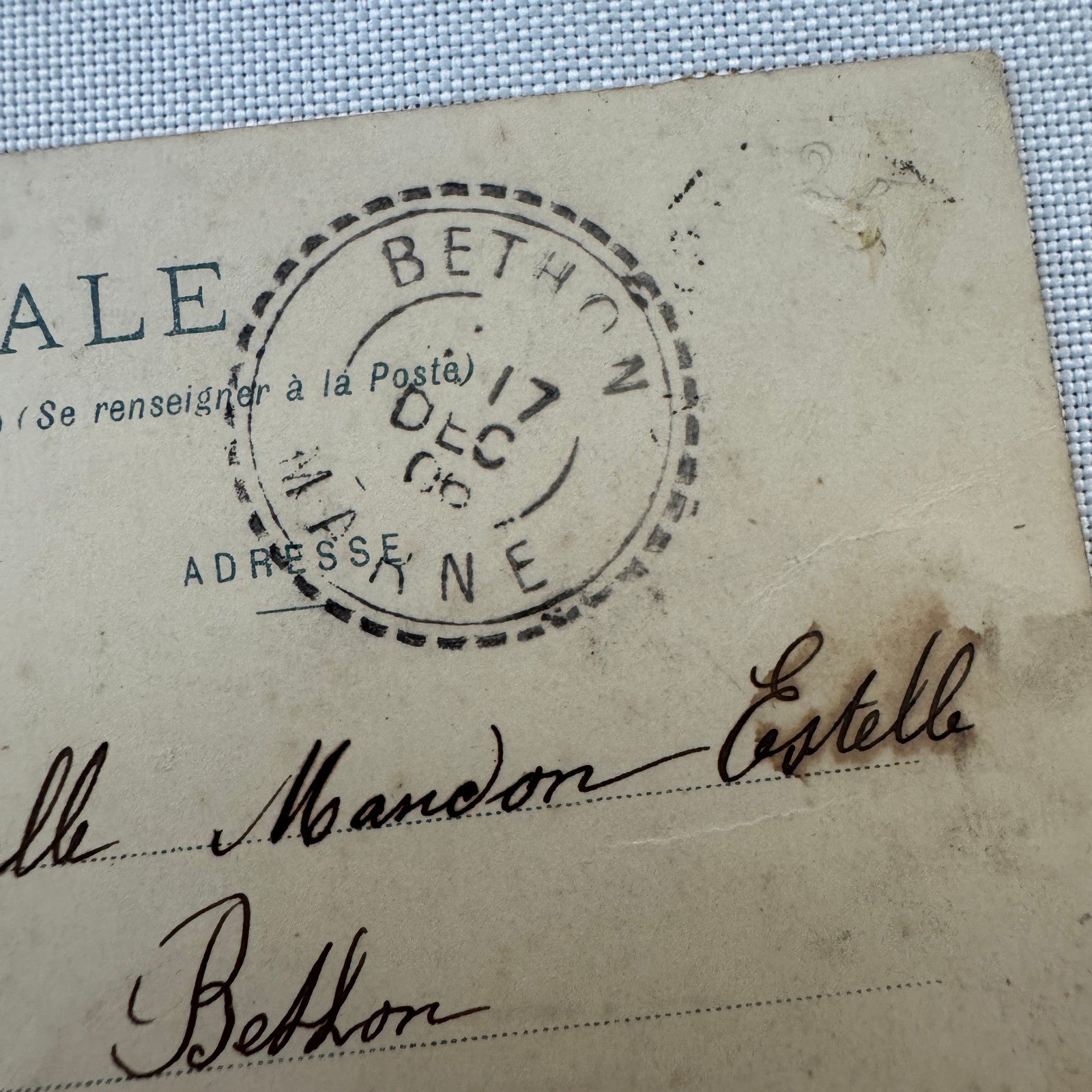 Vintage Zeppelin Airship Dirigible Postcard Post Card French Le Lebaudy