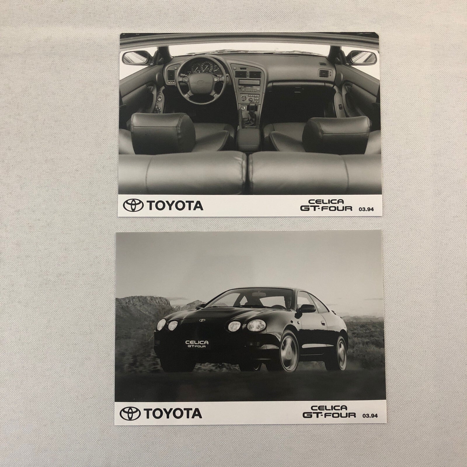 1994 Toyota Celica GT-Four Car Press Kit with Photos GERMAN TEXT European