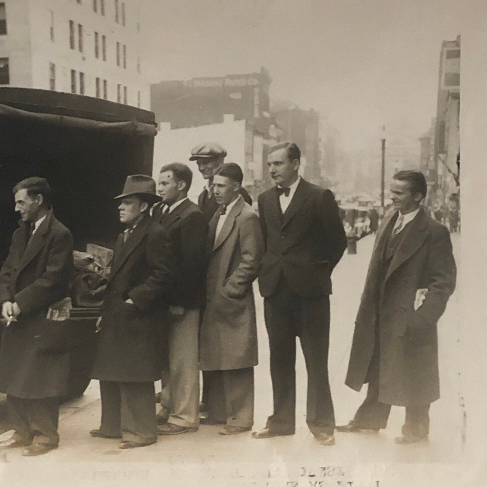 Military Photo Photograph Army Recruiting Truck 1933 Underwood & Underwood Photo