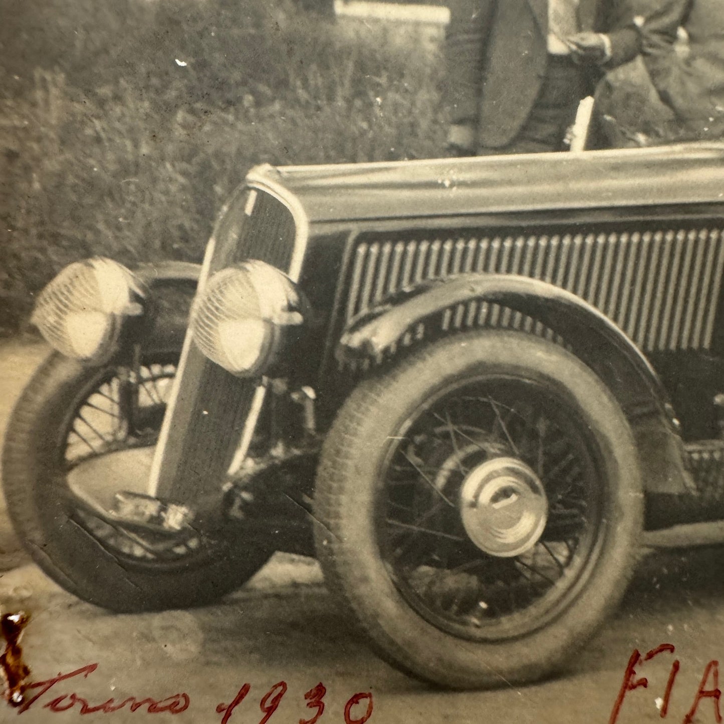 1930 Fiat 508 Italian Racing Real Photo Postcard Post Card Coppa D'Oro Nazzaro +