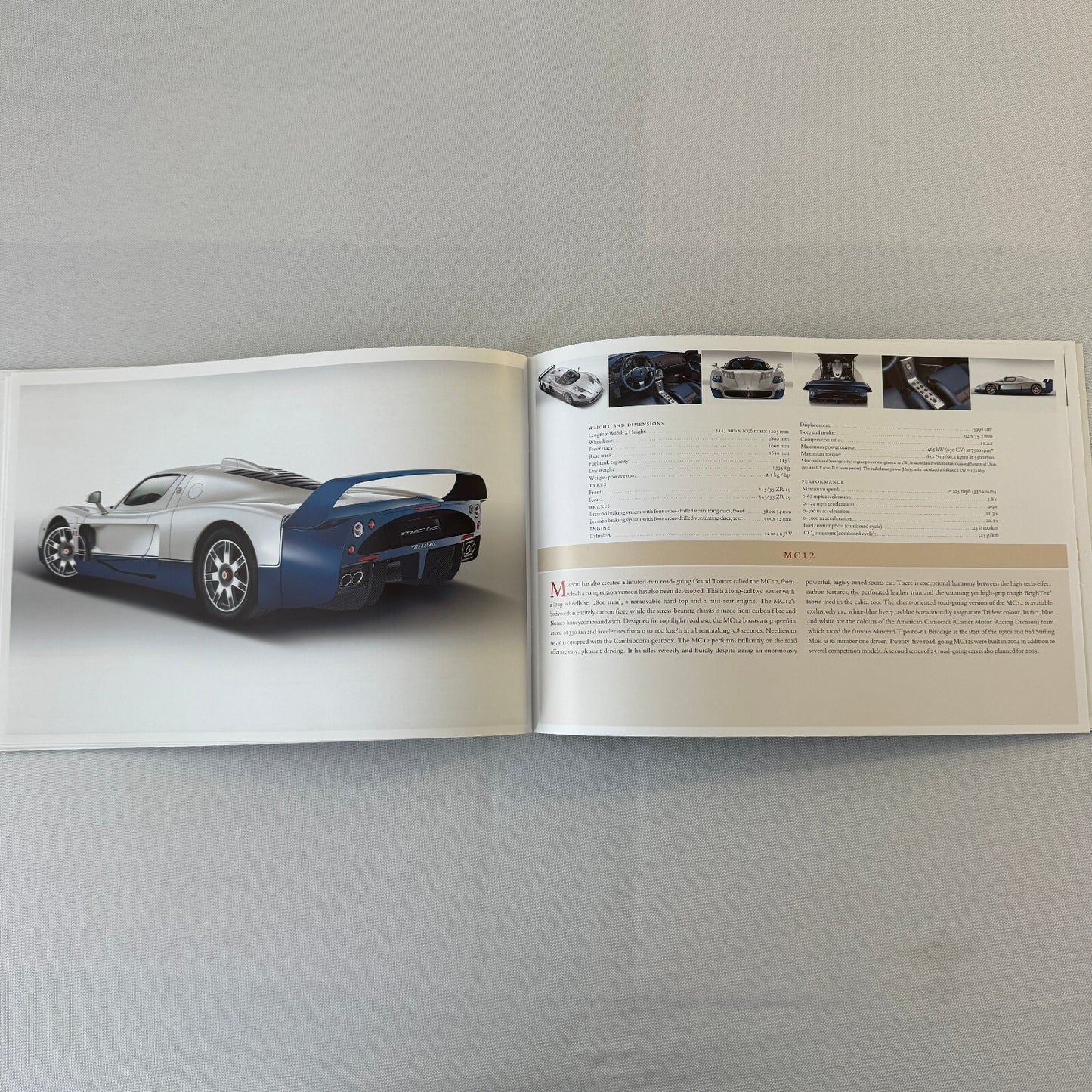 2014 Maserati Press Kit Brochure CD Quattroporte Coupe GT Spyder MC12 +