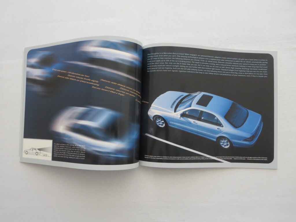 2002 Mercedes S Class Sales Brochure Catalog S430 S500 S55 AMG S600