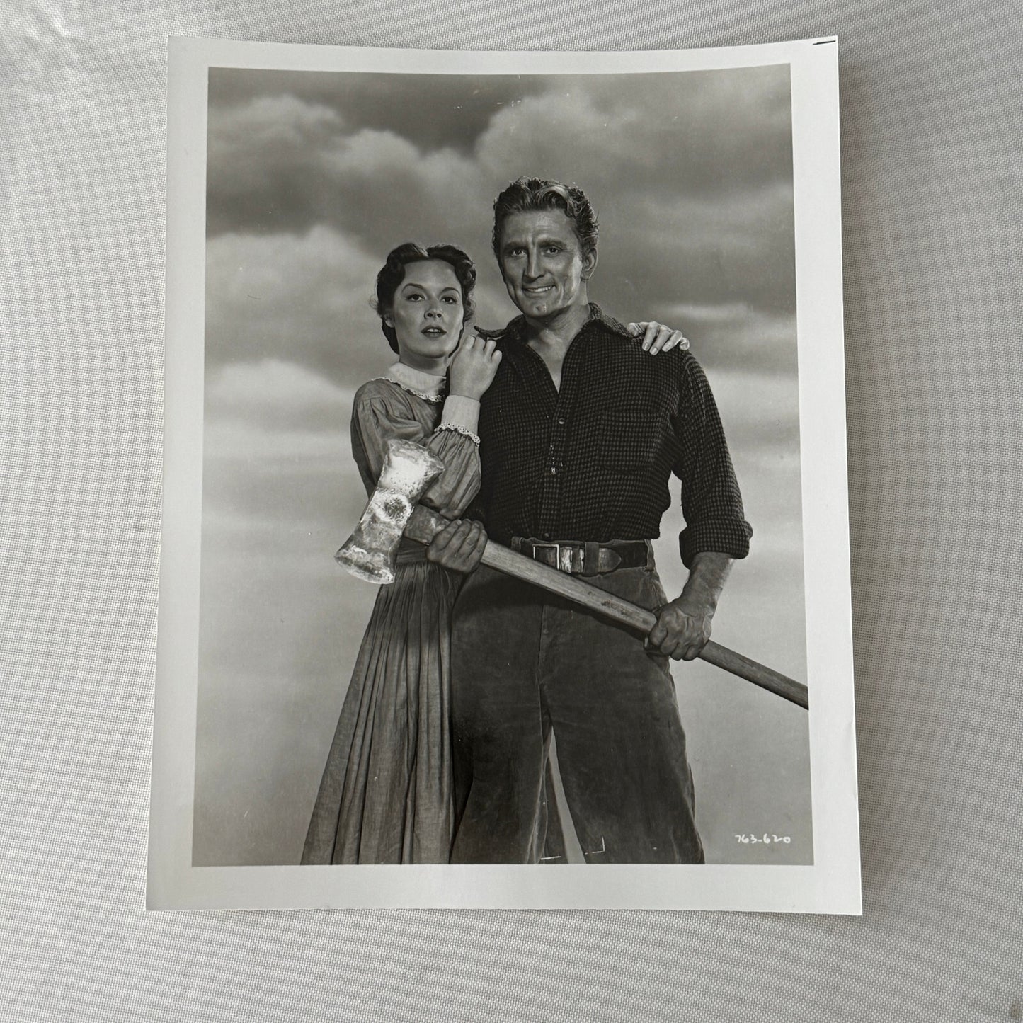 Vintage Movie Film Still Photo Photograph Kirk Douglas Eve Miller The Big Trees