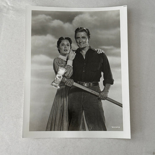 Vintage Movie Film Still Photo Photograph Kirk Douglas Eve Miller The Big Trees