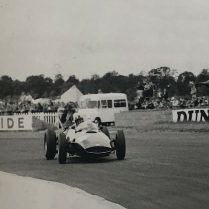 Vintage Grand Prix Racing Car Photo Photograph Jack Brabham Graham Hill CAHIER 