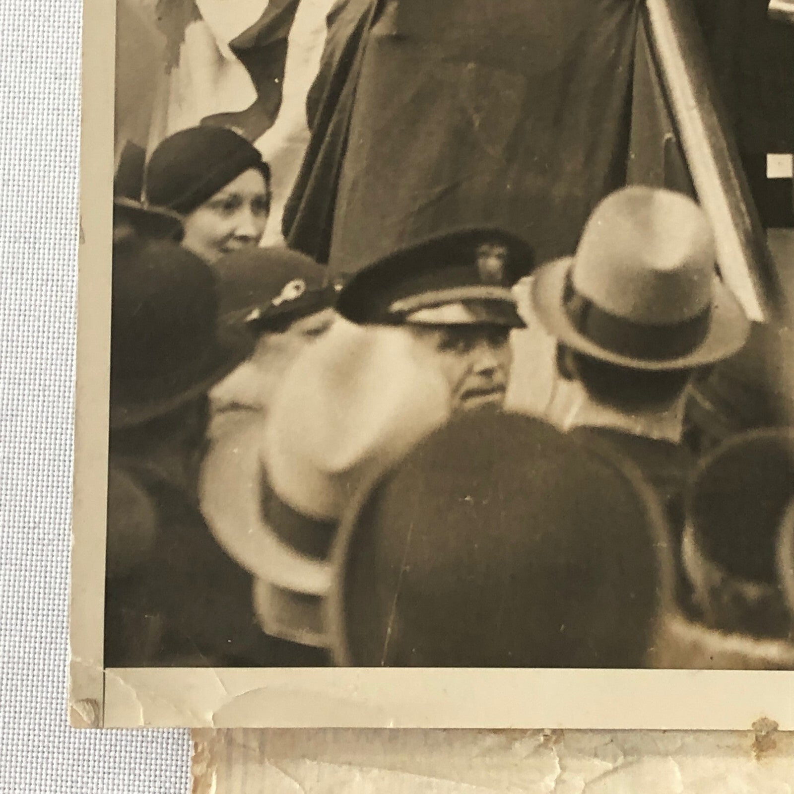 Press Photo Photograph First Lady Lou Henry Hoover Christens Aircraft Carrier