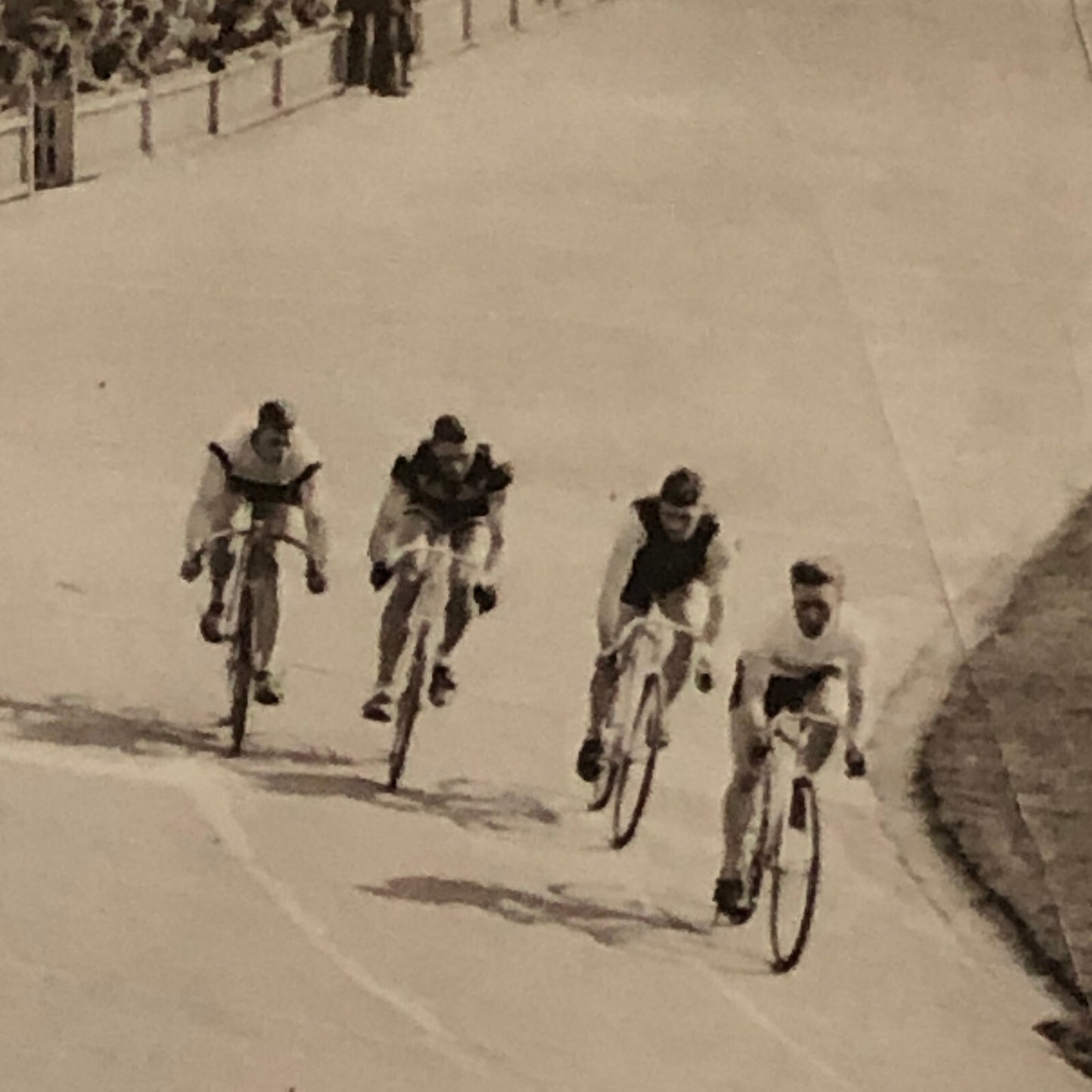 Press Photo Photograph Bicycle Racing Bike Race at Herne Hill Track 1932 UK ?