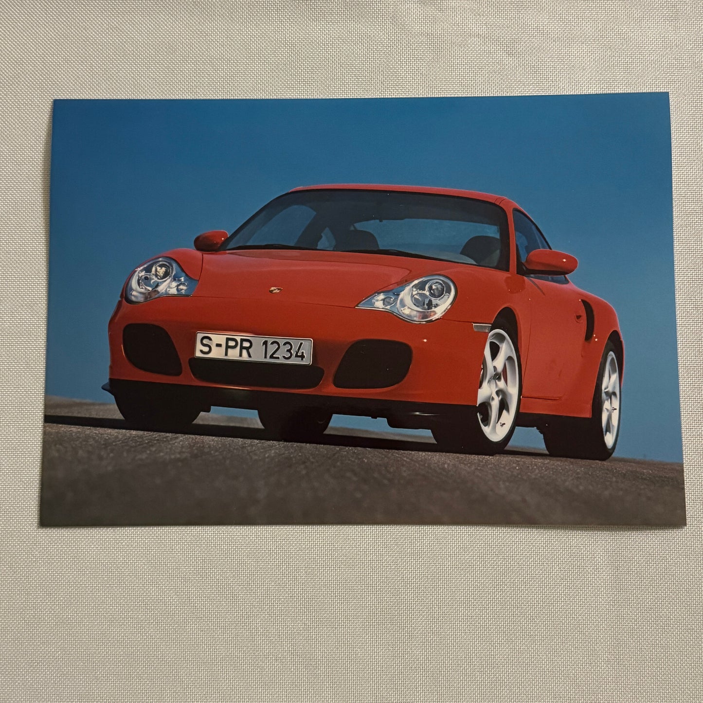 2000 Porsche 911 Turbo Factory Press Photo Photograph Werkfoto