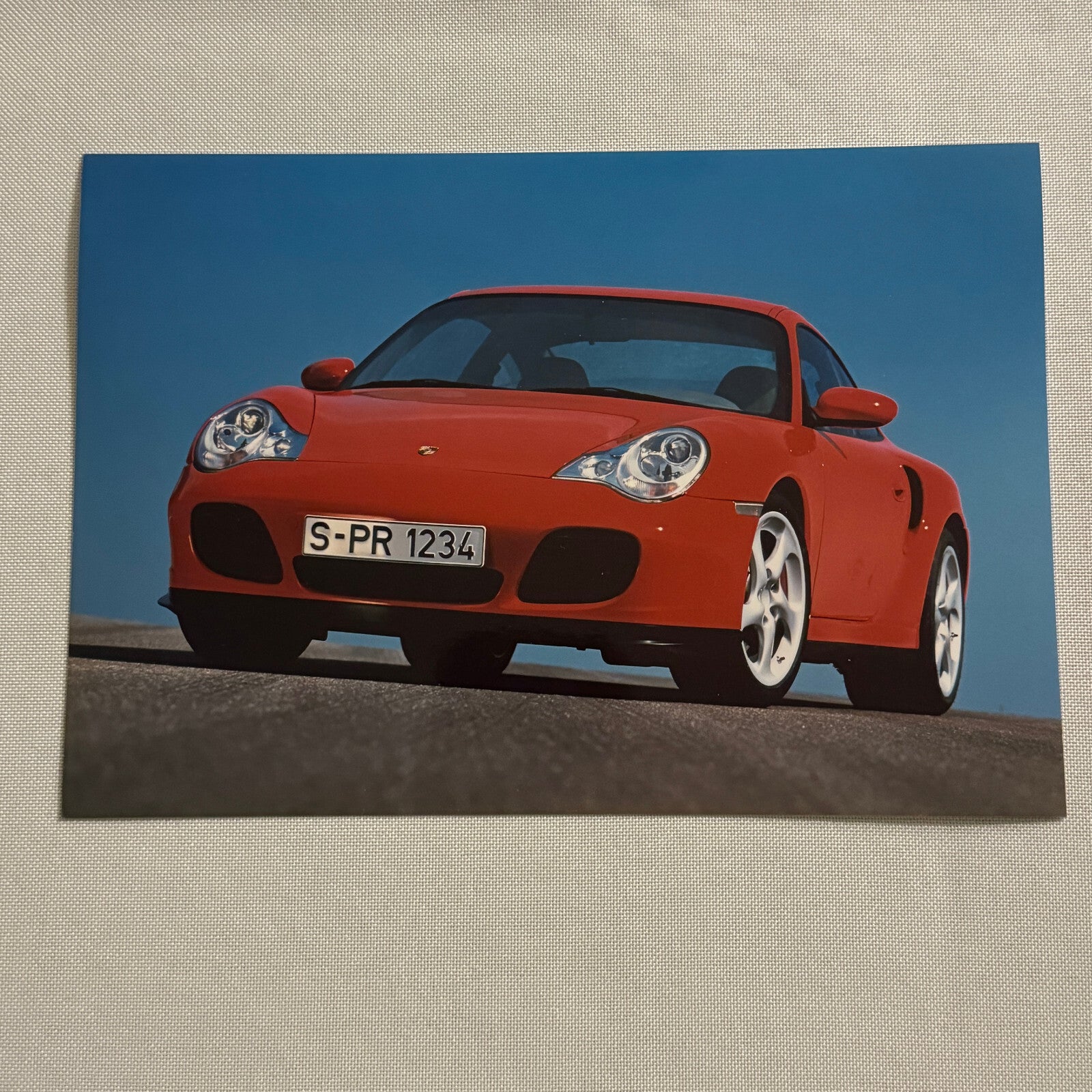 2000 Porsche 911 Turbo Factory Press Photo Photograph Werkfoto