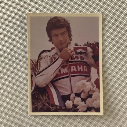 Vintage Motorcycle Racing Photo photograph Snapshot Giacomo Agostini Yamaha