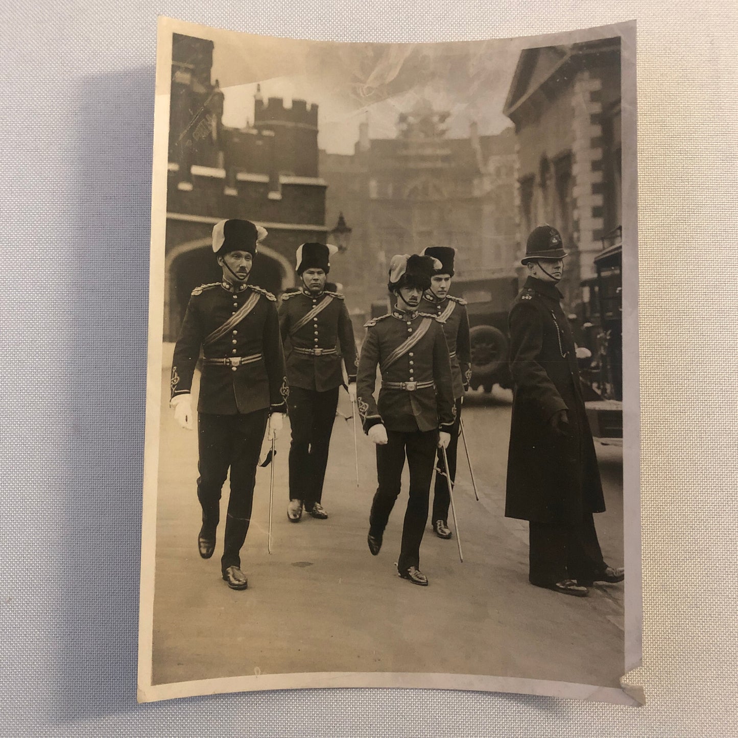Press Photo Photograph Prince of Wales London Guards 1933 Keystone Photo