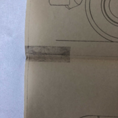 1936 Coachbuilder Car Design Blueprint Rendering Blue Print Coupe Cabriolet 