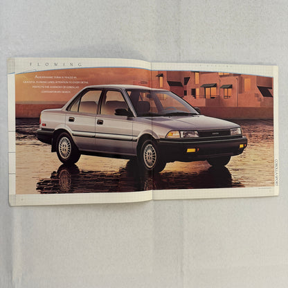 1988 Toyota Corolla Car Sales Brochure Catalog Sport Wagon Sedan GT-S SR5