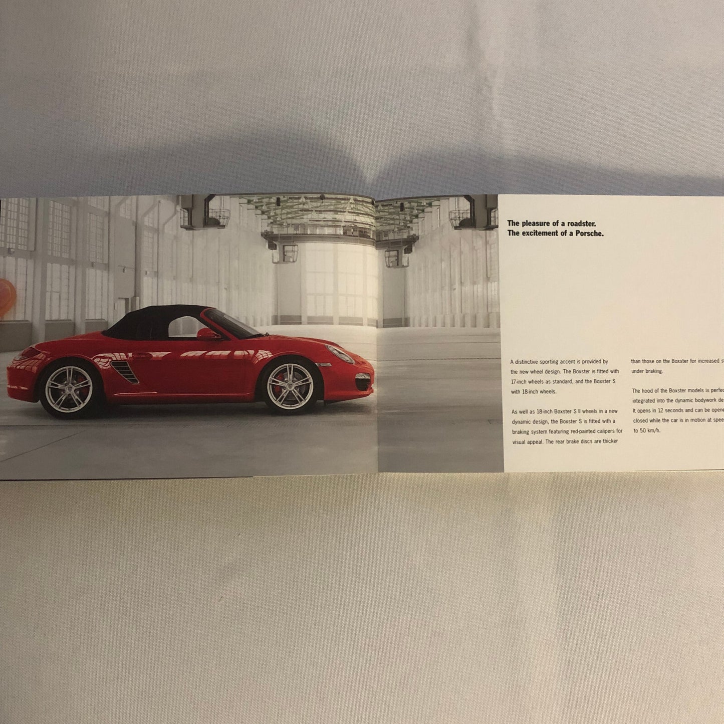 Porsche Boxster Inner Fire Sales Brochure Catalog Advertising 2008 2009