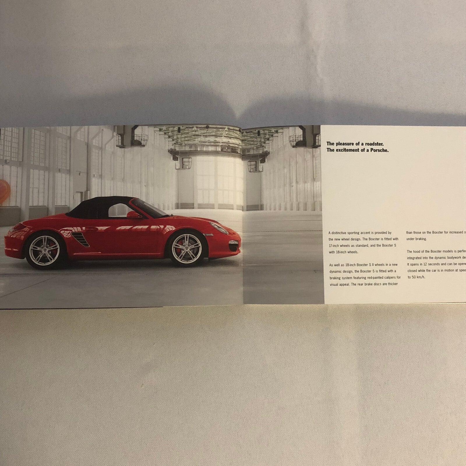 Porsche Boxster Inner Fire Sales Brochure Catalog Advertising 2008 2009