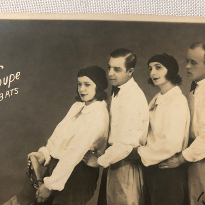 Circus Performer Acrobat Act Photo Photograph Vintage Roxi Troupe Acrobats