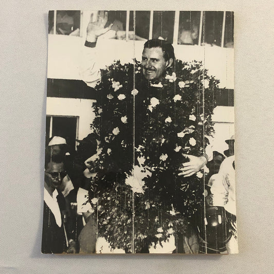 Vintage 1962 Graham Hill Racing Driver Associated Press Photo Photograph 