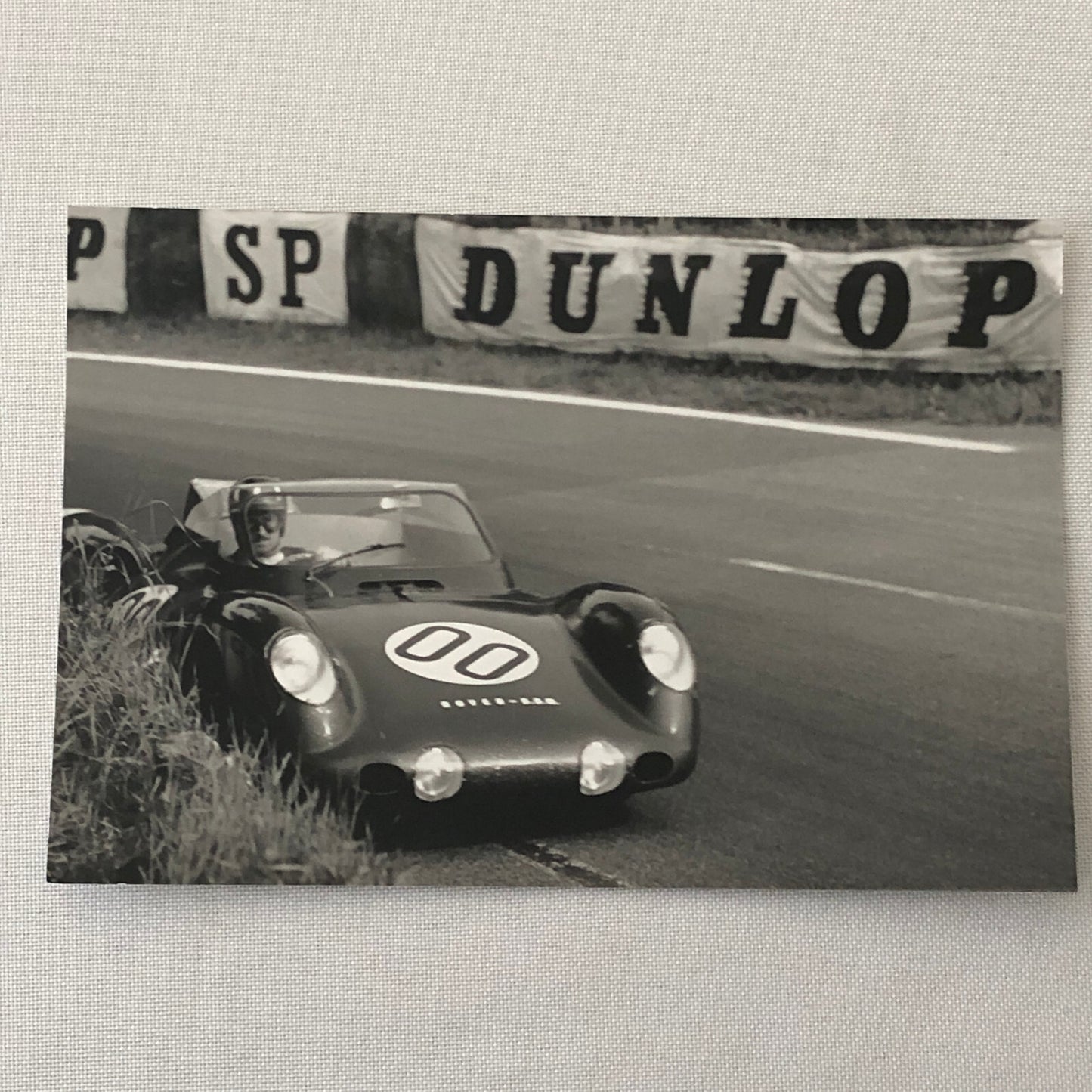 Vintage Racing Photo Photograph Rover BRM Car 1963 LeMans Graham Hill Ginther