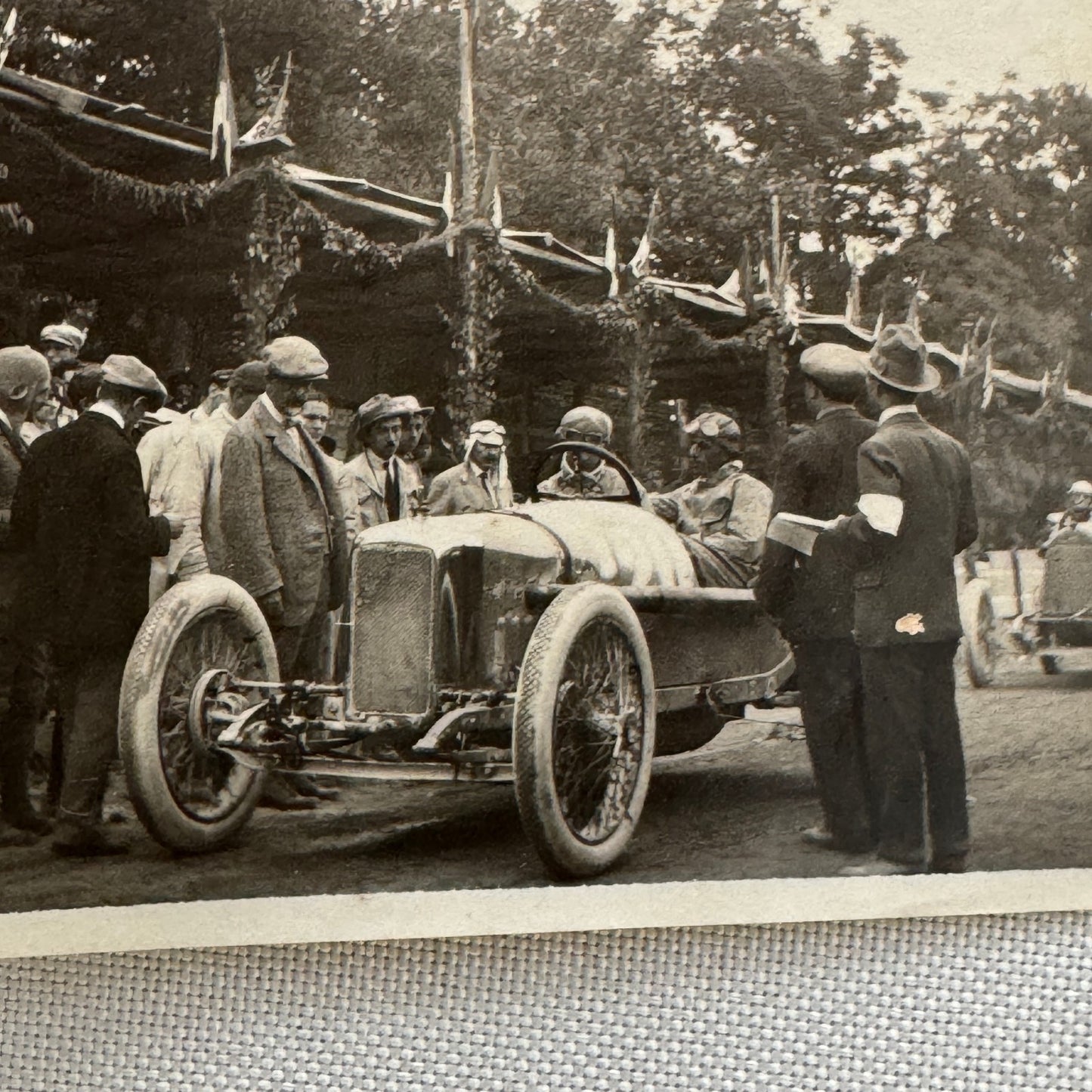 Vintage Car Automobile Racing Race Photo Photograph Print