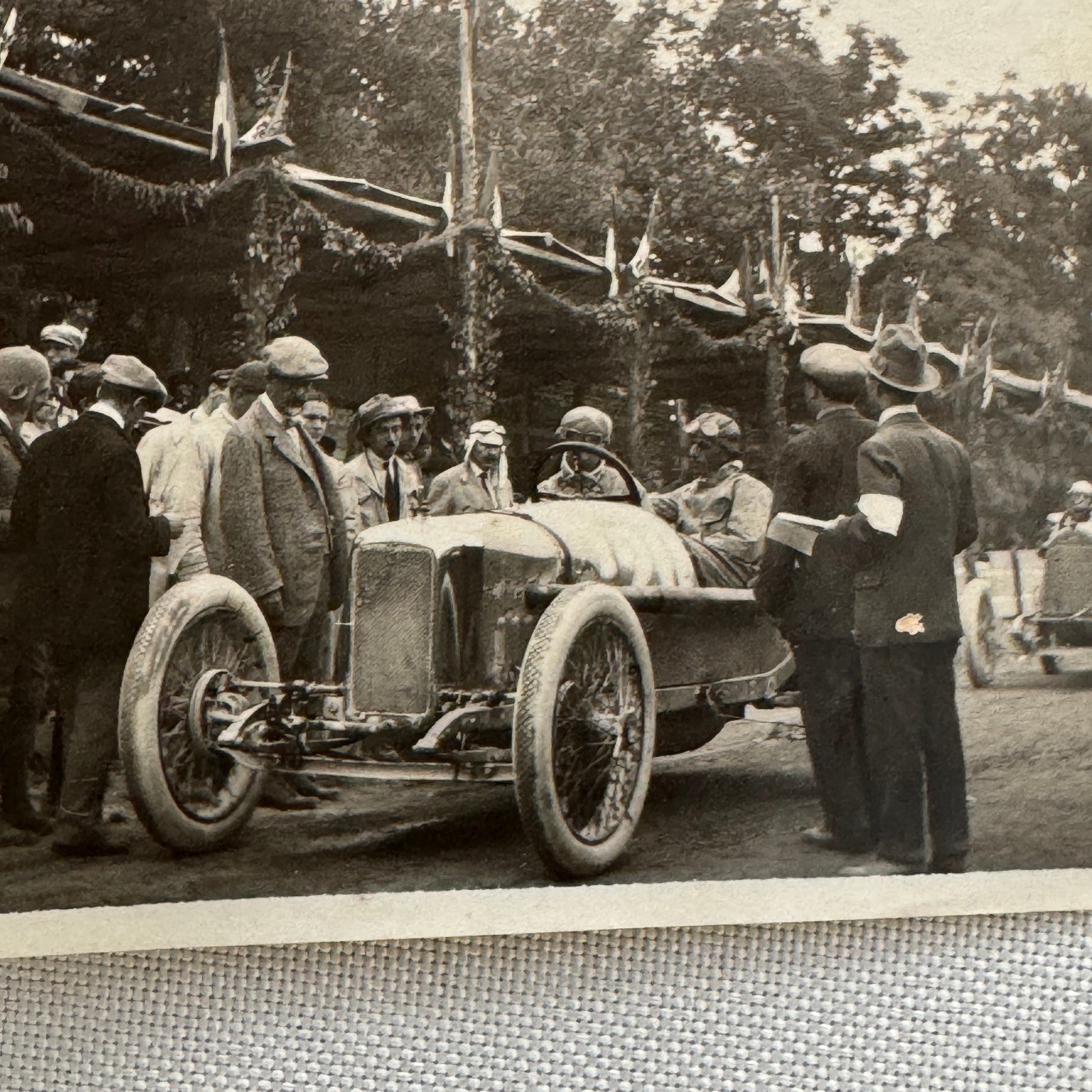 Vintage Car Automobile Racing Race Photo Photograph Print